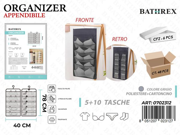 ORGANIZER DOPPIA FACCIA