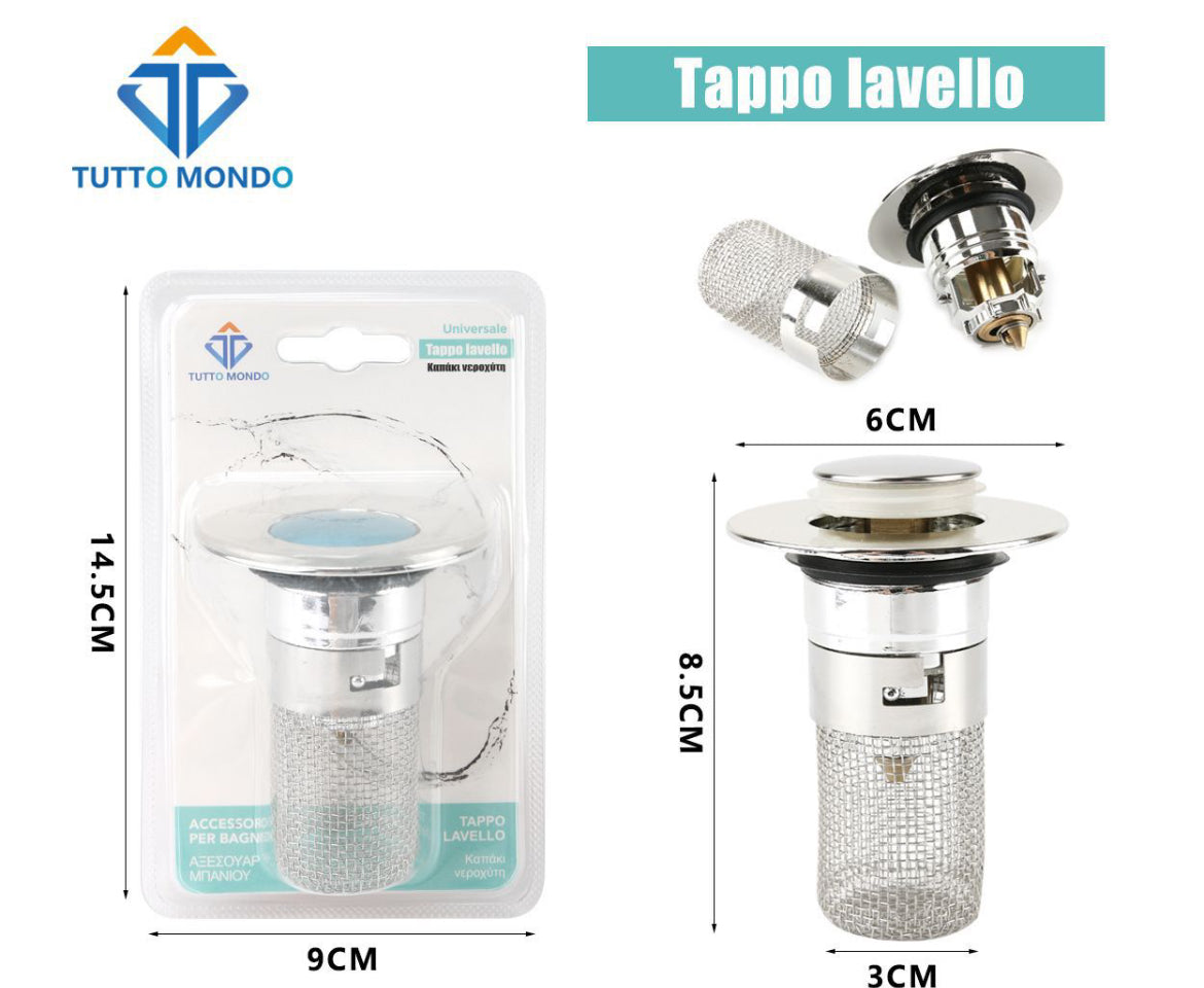 TAPPO C/FILTRO LAVELLO UNIVERSALE